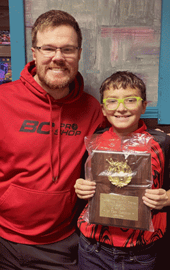 12 & Under 1st Place — Brett & Mac