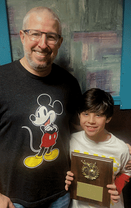 12 & Under 1st Place — Chris & Colin