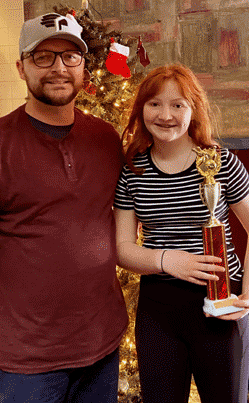 12 & Under 2nd Place — John & Elizabeth