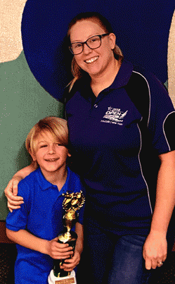 12 & Under 3rd Place — Greyson & Chelsea