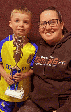 12 & Under 3rd Place — Kinser & Tori