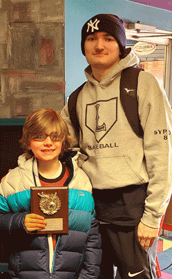 12 & Under 3rd Place — Peter & Ryan