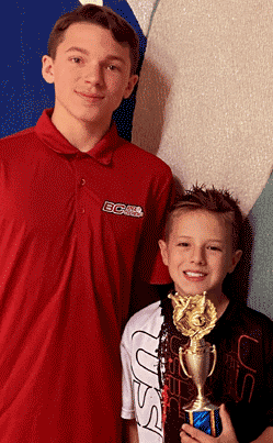 12 & Under 2nd Place — Eric & Jaxson
