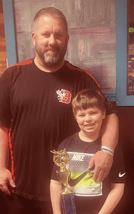 12 & Under 3rd Place — Kris & Tanner