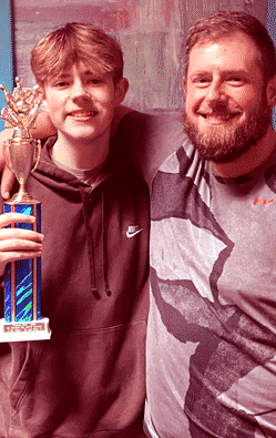 13 & Over 1st Place — Wesley & John