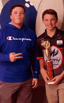 13 & Over 1st Place — Eric & Matt