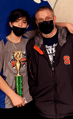 13 & Over 2nd Place — AJ & Adam