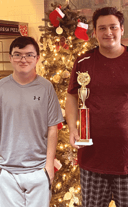 13 & Over 3rd Place — Zach & Travis