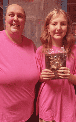13 & Over 3rd Place — Kaydence & Crystal