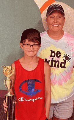 12 & Under 2nd Place — Christopher & Dana