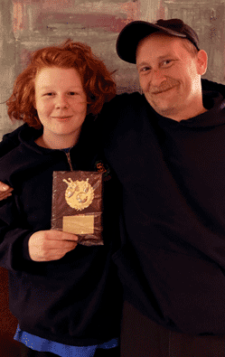 13 & Over 3rd Place — Mykey & Myke